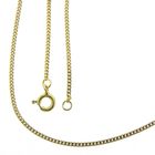 Image 1 of Gold gourmet link chain; 45.5 cm