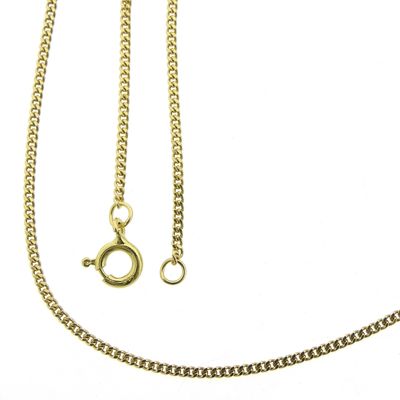Gold gourmet link chain; 45.5 cm Image 1 of Gold gourmet link chain; 45.5 cm