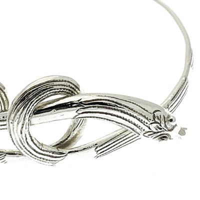 Image 2 of Silver snake bracelet | Ø 67 mm