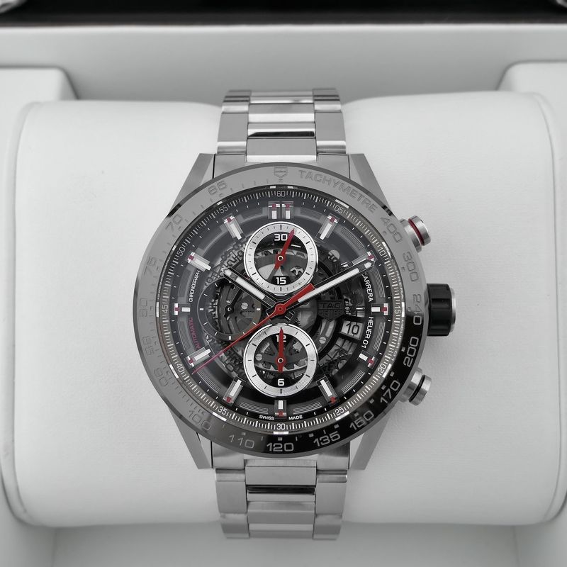 Image 13 of TAG Heuer Carrera 'Calibre 01' CAR201U; Chronograph men's watch