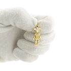 Image 10 of Gold harlequin pendant with diamond | 0.005 ct.