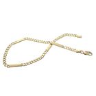 Image 3 of Gold gourmet link bracelet with fantasy | 21 cm