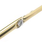 Image 6 of Gold brooch with zirconia