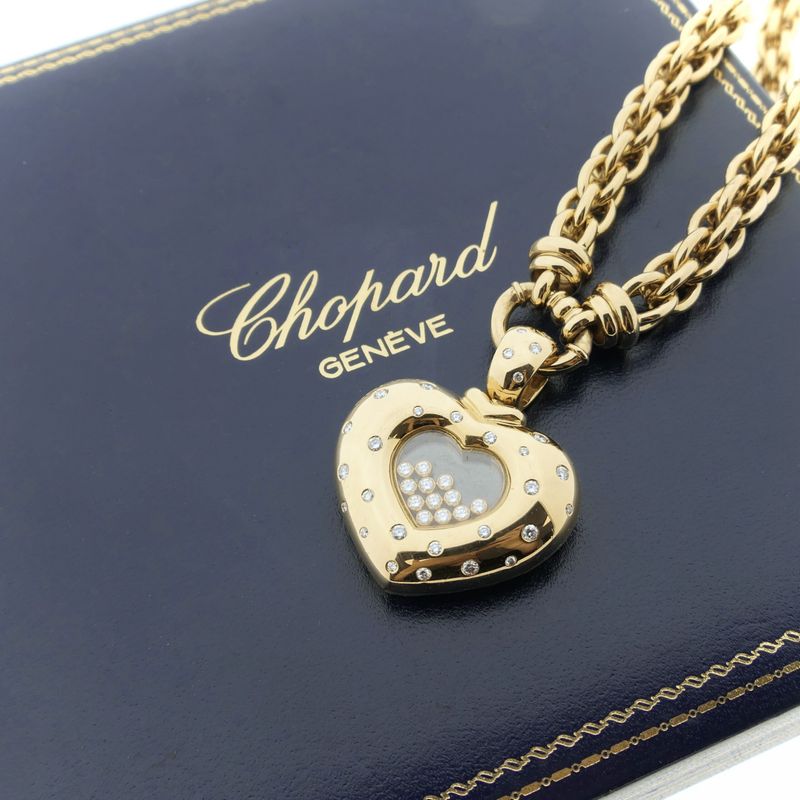 Image 10 of 18-karat gold necklace with a detachable pendant | 1.62 ct. diamond | Chopard