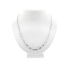 Image 9 of Silver long anchor link necklace | 70 cm