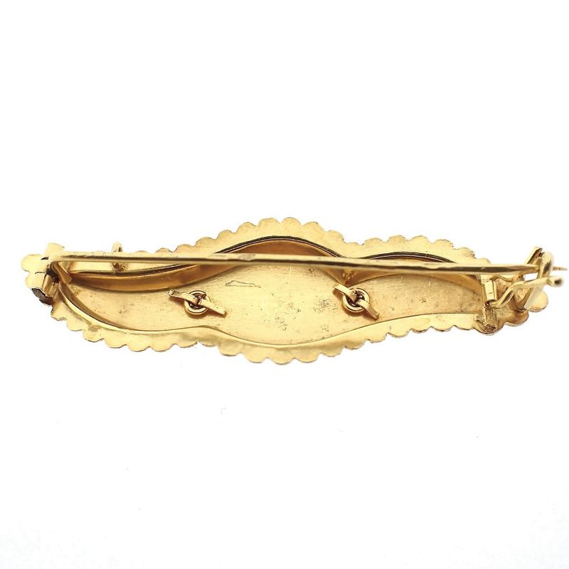 Image 5 of Vintage/antique gold brooch with filigree technique