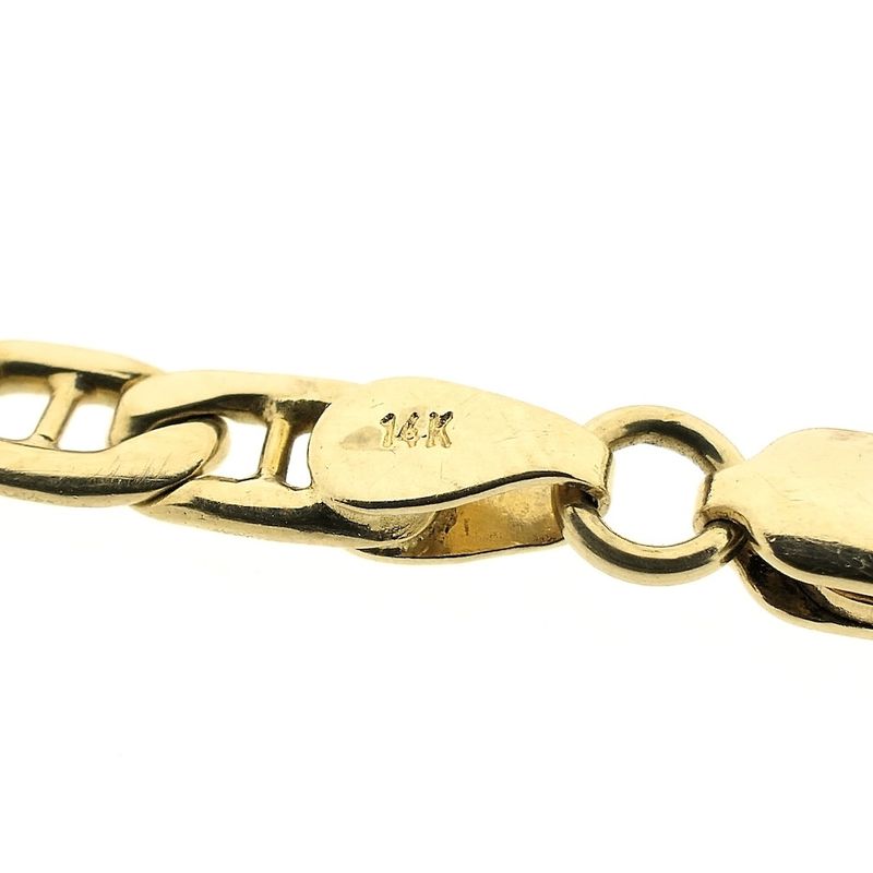 Image 5 of Gold navy link bracelet