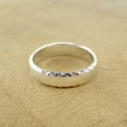 Image 6 of Silver ring with facets