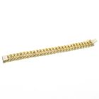 Image 9 of Gold French gourmet link bracelet