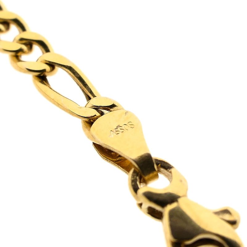 Image 9 of ASSOS Gold Figaro Necklace; 14 karat; 45 cm