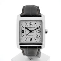 Baume & Mercier 'Hampton Square Dual Time' 65561; Automatic men's watch with GMT