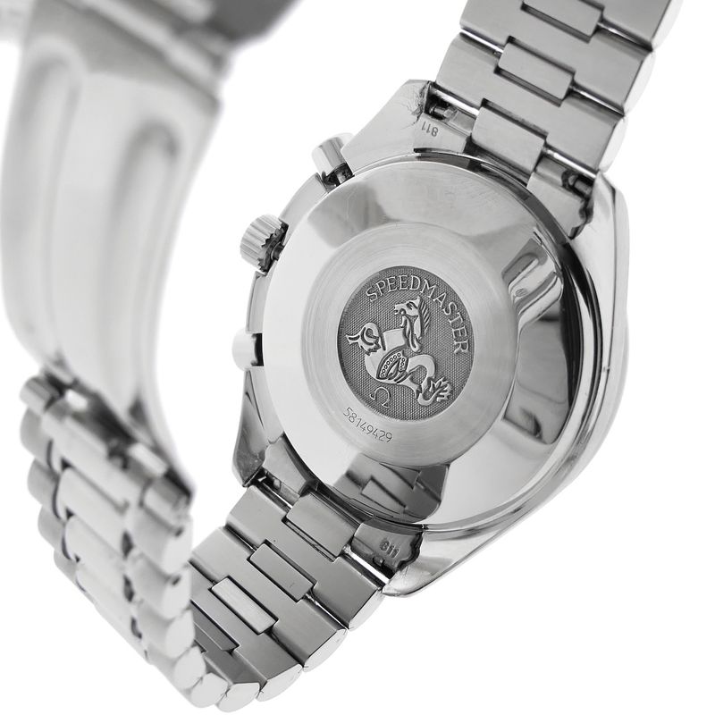 Image 9 of Omega Speedmaster Reduced; Automatic Chronograph watch