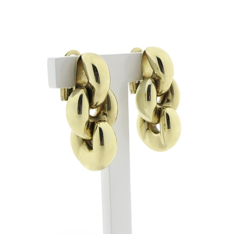 Image 3 of 9 crt. Chain earrings | Chiampesan Italy