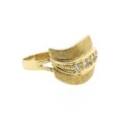 Image 5 of Gold ring with zirconia