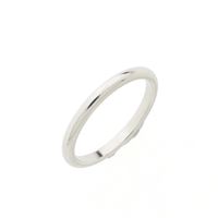 White gold sliding ring; Diamonde