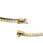 Image 5 of Two-tone gold Omega link necklace