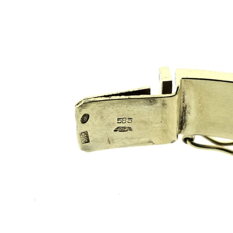 Image 5 of Gold slave bracelet with engravings