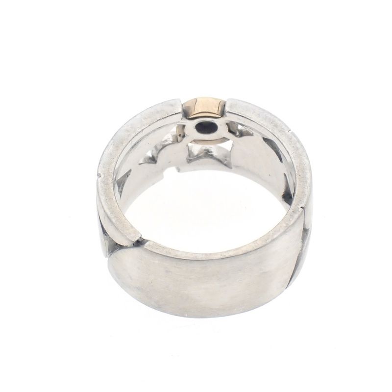 Image 7 of Silver ring with gold circle | Breuning