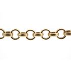 Image 2 of Golden jasseron link chain.