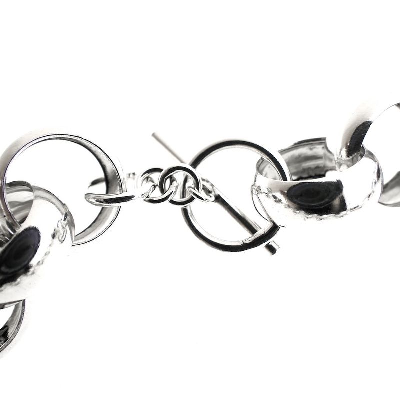 Image 6 of Silver robust jasseron necklace | 47 cm