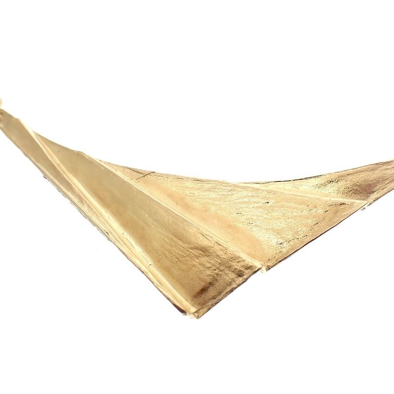 Image 4 of Gold necklace with organic design | 43 cm