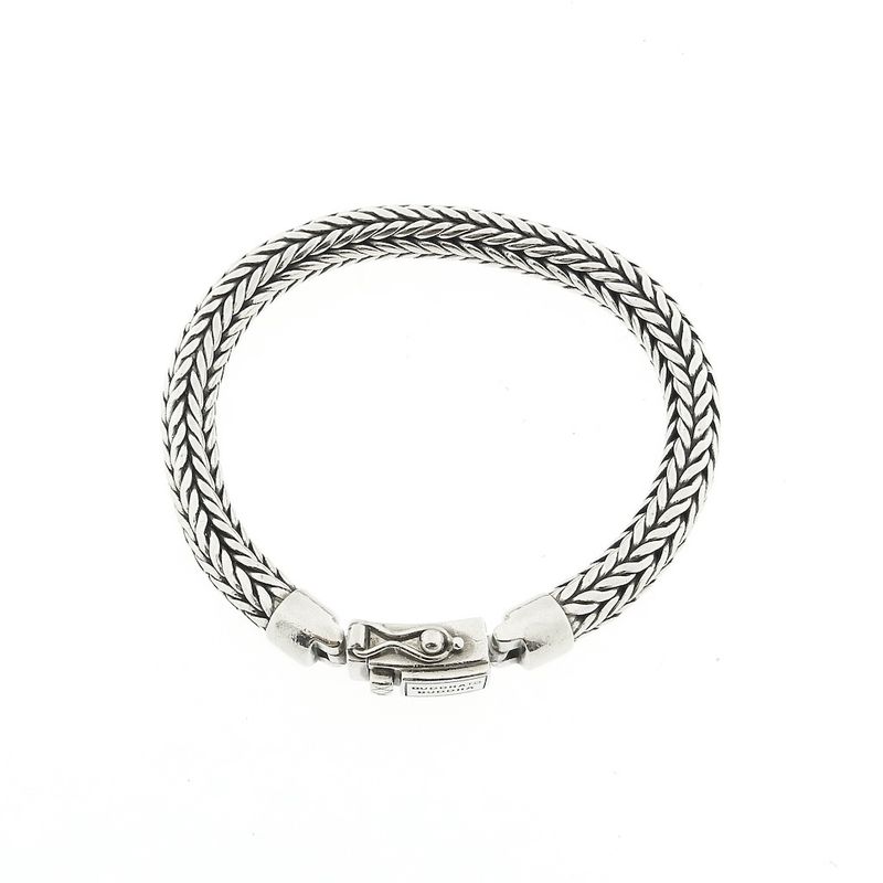 Image 3 of Silver Buddha to Buddha bracelet; Ellen | 19 cm