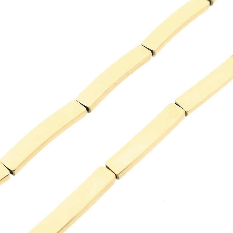 Image 9 of Golden Bar Link Necklace | 45 cm
