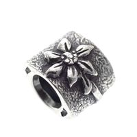 Pandora charm; Silver; Sunflower