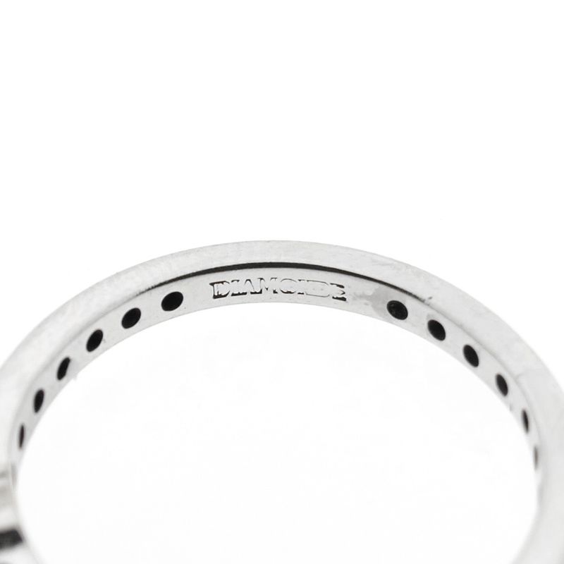 Image 8 of White gold ring with diamond | 0.16 ct. | Diamonde