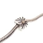 Image 2 of Pandora clip charm; Silver with gold; Sunburst