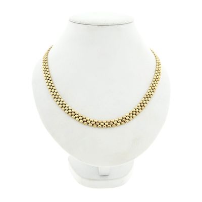 Image 1 of Gold panther link necklace