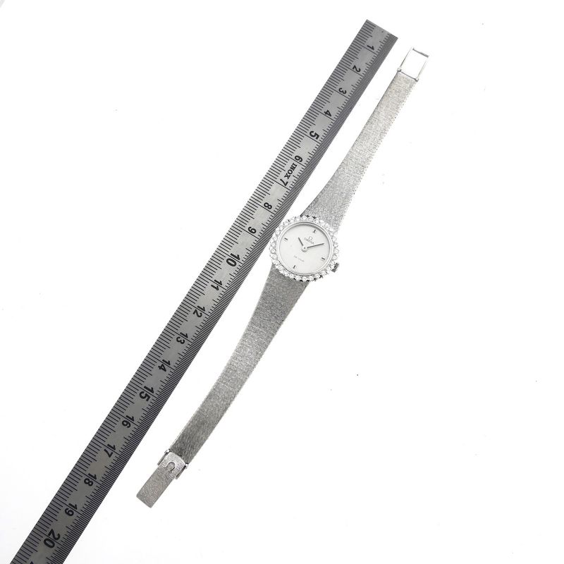 Image 19 of Omega De Ville 'Cocktail Watch'; 18k white gold women's watch with diamonds