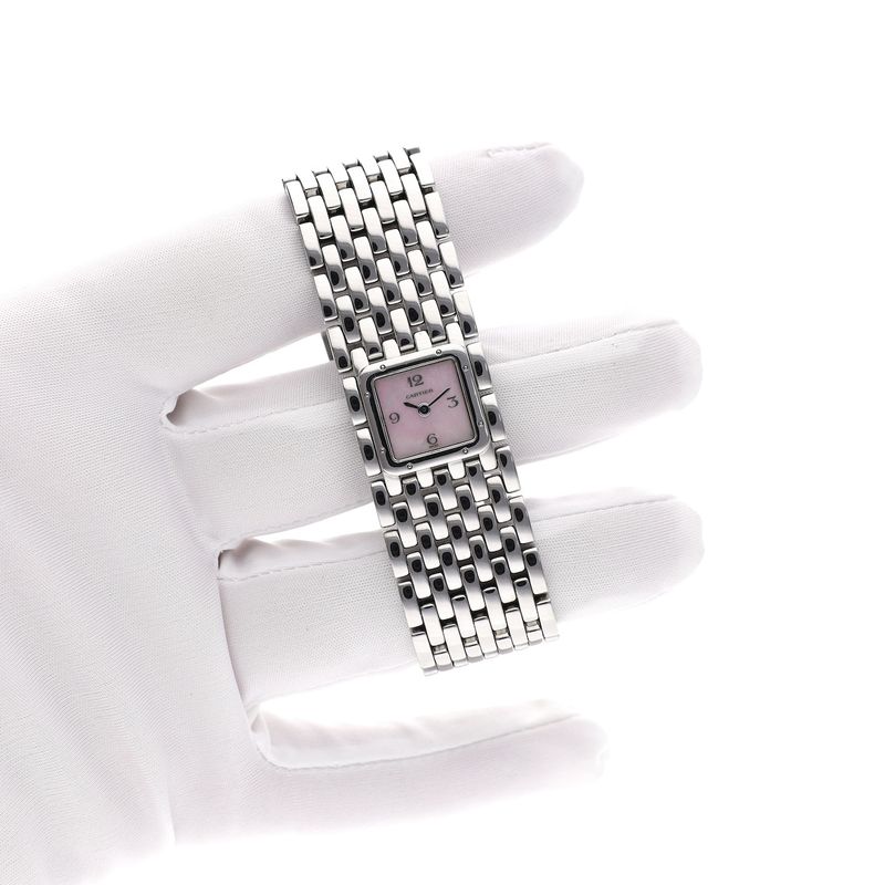 Image 5 of Cartier Panthère Ruban 2420; Women's watch with mother-of-pearl dial