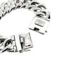 Image 5 of Silver Buddha to Buddha bracelet; Chain XL | 21 cm