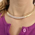 Image 10 of Leo Pizzo gold necklace with diamonds; 1.50 ct.