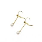 Image 5 of Gold earrings with pearl
