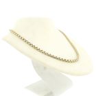 Image 3 of Two-tone gold anchor link necklace | 45.5 cm