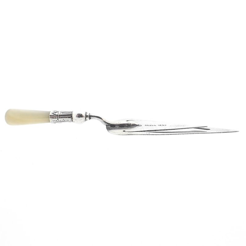 Image 3 of Silver bookmark with mother of pearl