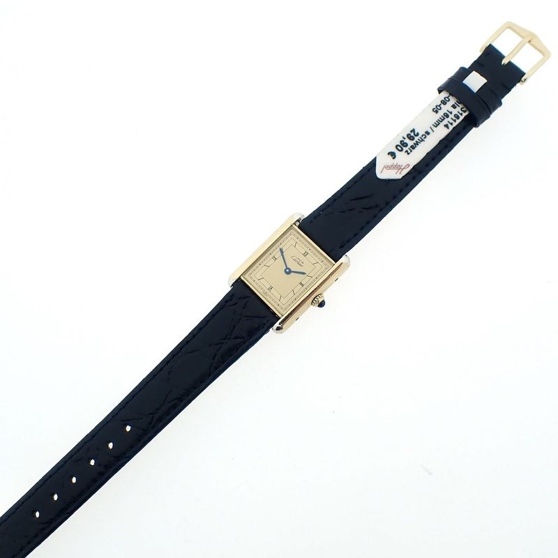 Image 3 of Cartier Tank Vermeil; Women's watch