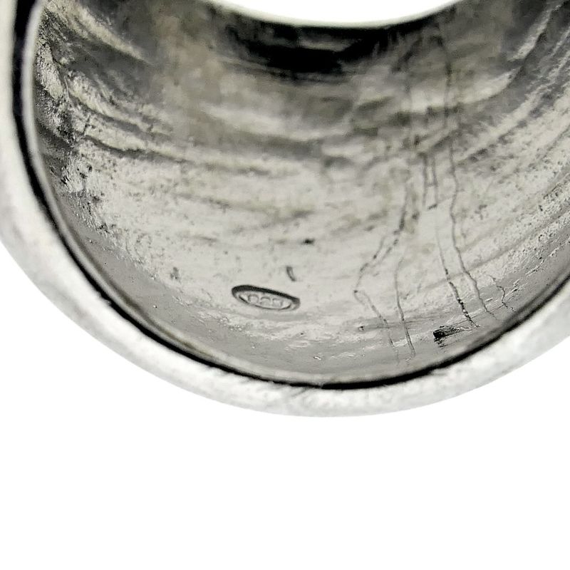 Image 6 of Silver robust and convex ring