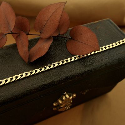 8 carat flat gourmet link bracelet Image 2 of 8 carat flat gourmet link bracelet