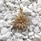 Image 6 of Vintage gold flower pendant with filigree technique