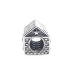 Image 5 of Pandora charm; Silver; Santa's Home