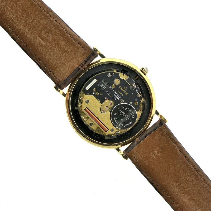 Image 15 of Omega Jubilee; Vintage 18k gold men's watch in full set