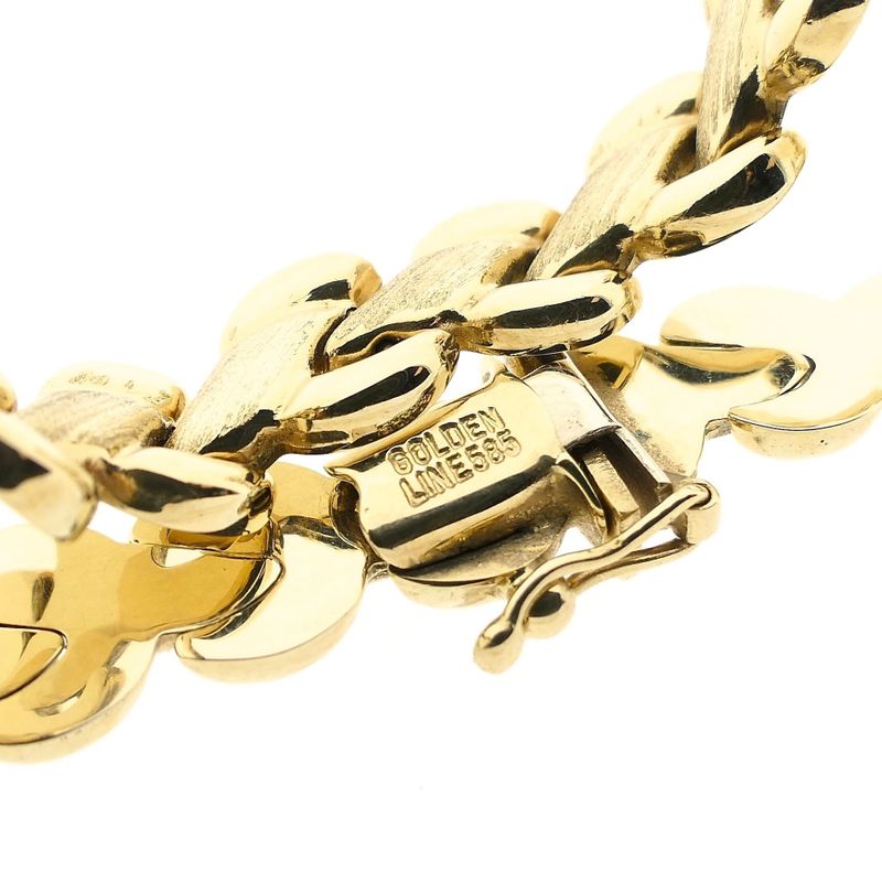 Image 3 of Gold Fantasy Link Bracelet | 19 cm