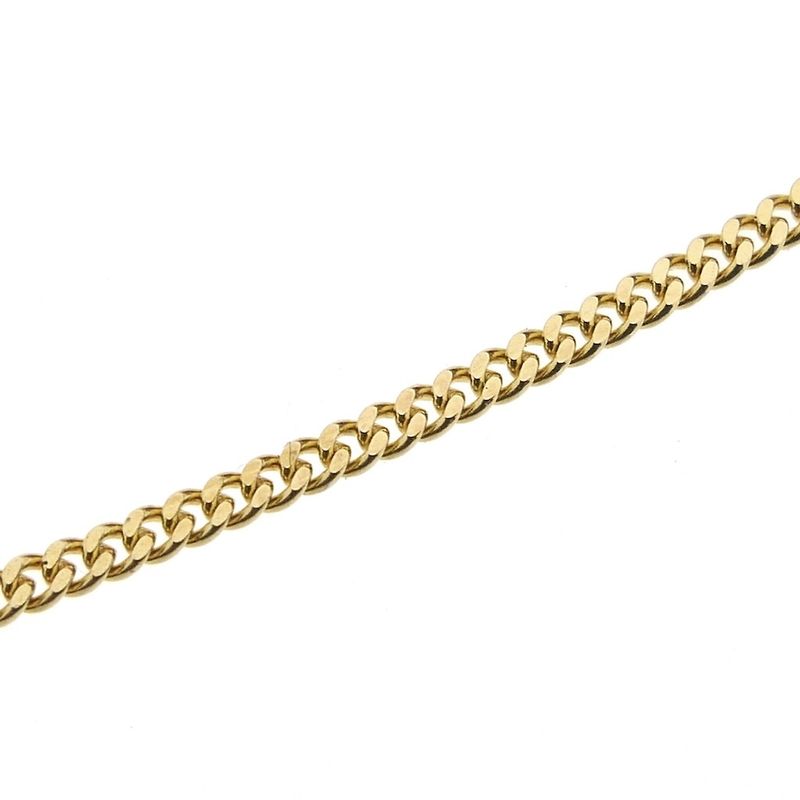 Image 3 of Gold gourmet link chain | 45 cm