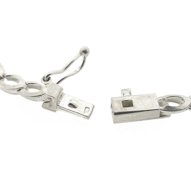 Image 7 of Silver fantasy link chain | 43 cm