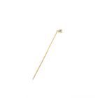 Image 2 of Gold lapel pin, tie pin with diamond | 0.14 ct