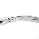 Image 9 of White gold solitaire ring with 0.04 ct diamond.