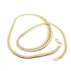 Image 4 of Gold gourmet link necklace | 45 cm